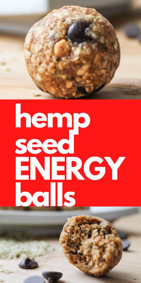 Hemp Seeds How To Eat, Hemp Protein Balls, Seed Energy Balls, Hemp Hearts Recipes, Vegan Healthy Snacks, Gluten Free No Bake, Hemp Seed Recipes, High Energy Snacks, Healthy Snack Recipe