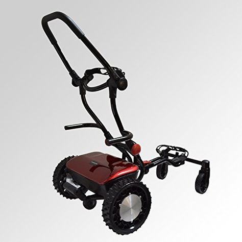 FTR Caddytrek R2 Red Robotic Electric Golf Cart Caddy Trek * Details can be discovered by clicking on the picture. (This is an affiliate link). #golfpushcart Golf Push Cart, Push Cart, Electric Golf Cart, Umbrella Holder, 5th Wheels, Golf Game, Golf Accessories, Golf Cart, Golfers