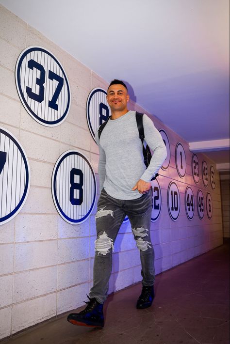 Didi Gregorius, Giancarlo Stanton, Yankees Baseball, Baby G, Ny Yankees, Future Boyfriend, Baseball Players, New York Yankees