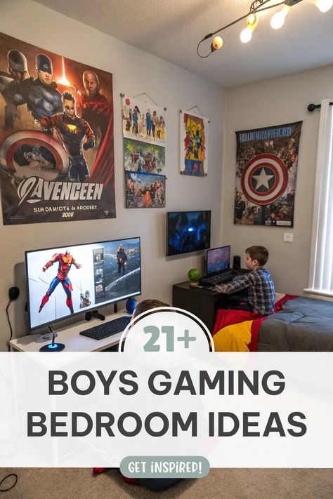 Boys Gaming Bedroom Ideas: Discover lighting, seating, and decor tips for the ultimate gaming vibe!