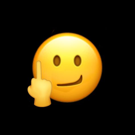 #emoji #editing #middlefinger #smirking Middle Finger Emoji, Finger Emoji, Black Emoji, Funny Emoji Faces, Instagram Emoji, The Black Sheep, Emoji Pictures, Listen To Me, Emoji Faces