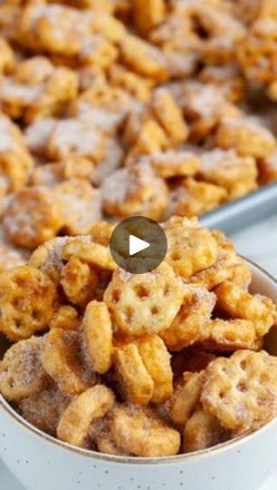 1.5K views · 1.1K reactions | 🤎 Churro Snack Mix 🤎 Cinnamon sugar churro snack mix is just the thing for your sweet tooth. Easy to make and great for the holidays. Serve it at a party or give away as a gift. 

GET THE RECIPE:
- Comment “RECIPE” and the link to the recipe will be sent to your DM’s. 
- OR tap the link in my bio

Follow me @foodlovinfamily to be sure you are getting my DM’s

💟 https://www.foodlovinfamily.com/churro-snack-mix/

#churrosnackmix #honeycombsnackmix #snackmix #snackmixrecipe #partyfood #partysnacks #footballfood #foodballsnacks #tailgaiting #foodgifts #snacks #holidayrecipes #holidayfood #easyrecipes #sweettreat #sweetsnackmix #treatmix #easydessert #holidayideas #honeycomb #homemadegift | Heather Seeley Honeycomb Churro Snacks, Honeycomb Snack Mix Recipe, Honeycomb Cereal Recipes, Sweet Snack Mix, Honeycomb Cereal, Rice Chex, Cereal Snacks, Chex Mix Recipes, Snack Mix Recipes