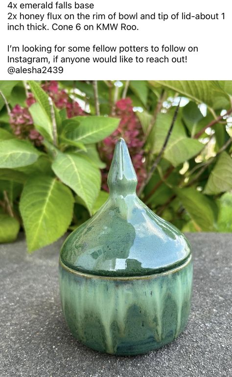 Green Glaze Combinations, Celadon Glaze, Glaze Combinations, Amaco Glazes, Ceramic Glaze Recipes, Scrap Fabric Crafts, Green Pottery, Glaze Ceramics, Glaze Recipe