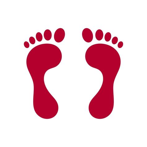 Female's red footprint icon isolated on white background. Goddess lakshmi footprint. Laxmi Mata Foot Rangoli, Lakshmi Footprints Rangoli, Laxmi Foot Rangoli, Laxmi Footprint, Lakshmi Footprints, Diy Diwali Gifts, Female Artworks, Ready Rangoli, 19 Tattoo