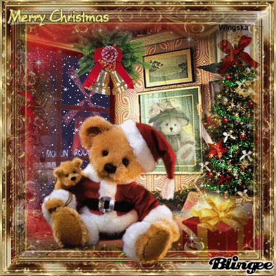 ♥*♥ Merry Christmas ♥*♥ Christmas Greetings Pictures, Advent Diy, Diy Advent Calendar, Crochet Teddy Bear, Animated Christmas, Merry Christmas To All, Christmas Gif, Whimsical Christmas, Christmas Scenes