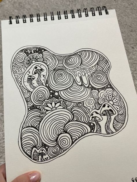 Trippy Patterns To Draw, Sharpie Art Doodles, Sharpie Art Easy, Sharpie Art Ideas, Sharpie Sketches, Pen Drawing Simple, Simple Art Drawings, Simple Drawing Ideas, Art Drawing Ideas