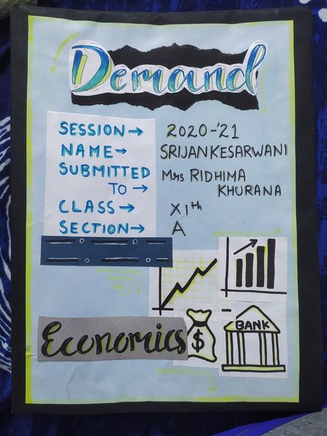 Economics Notebook Cover Ideas, Bio Data Design For Project, Economics Notebook Cover, Class 12 Economics Project Cover Page, Eco Project Cover Page, Economics Project File Cover Ideas Class 12, Economic Project Cover Page, Economics Project Front Page, Economics Project Ideas