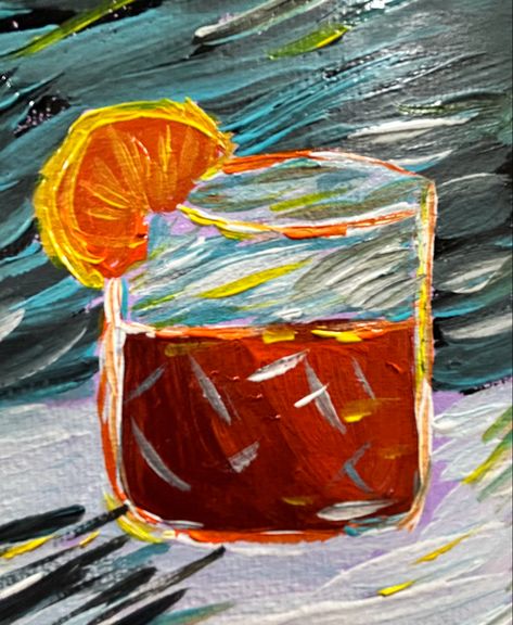 Theme Painting Ideas, Theme Painting, Bourbon Drinks, Bourbon, Painting Ideas, Old Fashioned, Art Ideas, Art Painting, Art Inspiration