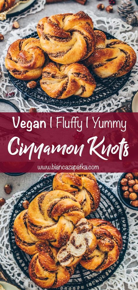 Cinnamon Knots – Vegan Twisted Buns Vegan Crossaints, Vegan Brioche Buns, Cinnamon Bars Recipe, Vegan Cinnamon Buns Recipe, Mini Brioche Buns, Vegan Cinnamon Rolls Easy, Vegan Cinnamon Buns, Cinnamon Knots, Twist Pony