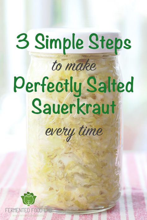 Fermented Vegetables Recipes, Homemade Sauerkraut, Fermented Veggies, Home Canning Recipes, Canning Food Preservation, Health Images, Sauerkraut Recipes, Fermentation Recipes, Fermented Vegetables