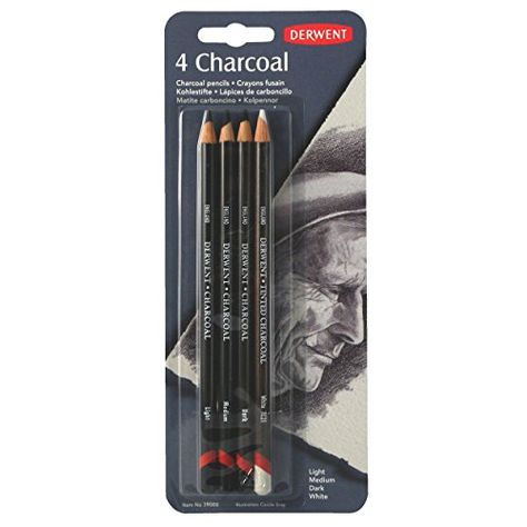 Drawing Topics, Charcoal Sticks, Dark White, Artist Supplies, Pencil Crayon, White Pencil, Aspiring Artist, Charcoal Drawing, Drawing Tools