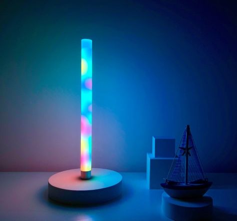 Moonside Lighthouse - The Most Dynamic Smart Lamp | Indiegogo Smart Lamp, Led Design, Smart Lighting, Light Led, Power Adapter, Galaxy Wallpaper, Design Store, Beach Life, Lava Lamp