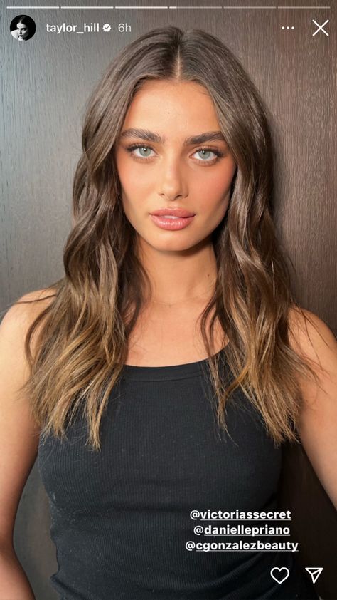 Taylor Hill Hair, Brown Hair Looks, Medium Brown Hair, Brown Hair Inspo, Blonde Hair Inspiration, Taylor Hill, Bridal Hair And Makeup, Hair Inspo Color, Light Hair