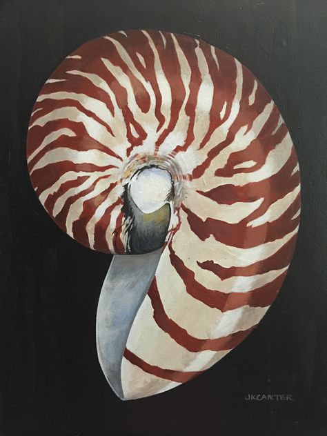 Sea Shell Painting On Canvas, Sea Shell Tattoos, Seashell Watercolor, Shell Paintings, Shell Drawing, Shell Tattoos, Shell Painting, Oyster Shell Crafts, Sea Shell Art