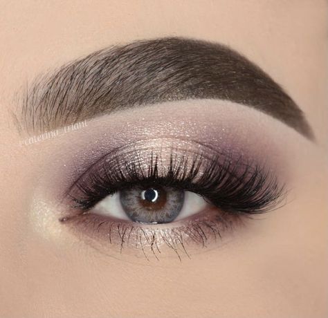 Bridesmaid Makeup Purple Dress, Prom Makeup For Green Eyes Purple Dress, Purple Smoky Eyes Makeup, Cool Toned Eyeshadow Looks, Makeup For Purple Dress, Makeup For Grey Dress, Plum Makeup, Plum Eyeshadow, Girly Tips