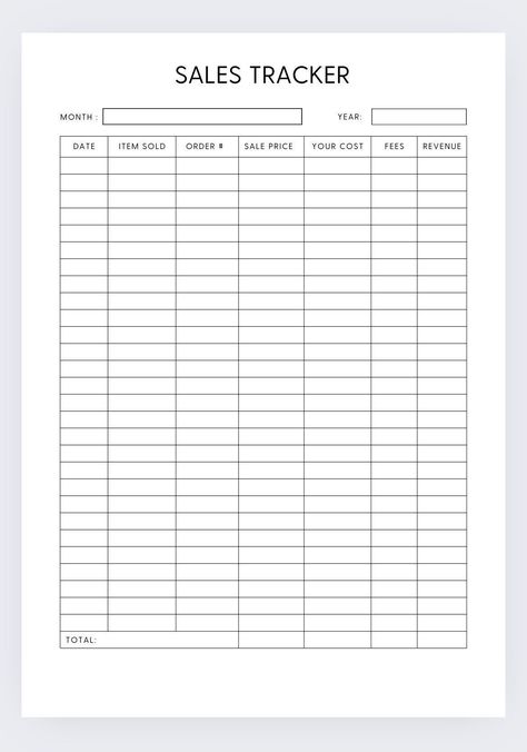 Easily track sales from all your channels, manage your inventory, and create reports with our . Get started today for Sales Tracker Template, Sales Planner, Sales Sheet, Sales Goals, Business Tracker, Sales Template, Sales Tracker, Tracker Template, Sales Ads