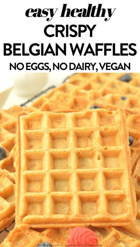 Bean Waffles, Egg Free Waffles, Waffles No Eggs, Vegan Waffle Recipe, Gluten Free Vegan Waffles, Egg Free Waffle Recipe, Vegan Gluten Free Waffles, Vegan Almond Flour Waffles, Vegan Belgian Waffles