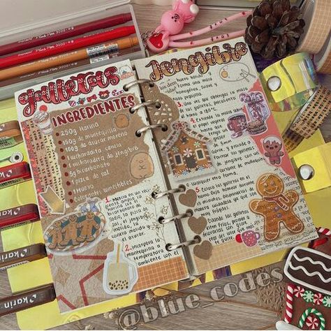 Christmas Reflections, Ballet Journal, Homemade Recipe Books, Bullet Planner, Diy Journal Books, Friend Book, Christmas Journal, Bullet Journal Design Ideas, Bullet Journal Lettering Ideas