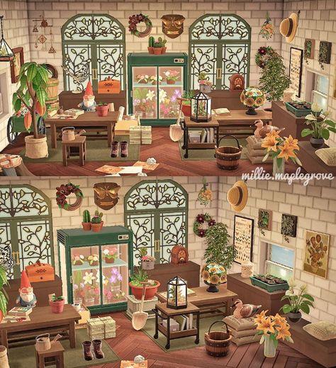 Acnh Hhp Pashmina, Windows Animal Crossing, Pashmina Acnh House, Window Animal Crossing, Acnh Pashmina, Animal Crossing Window Code, Acnh Flora House, Acnh Plant Room, Acnh Maggie House