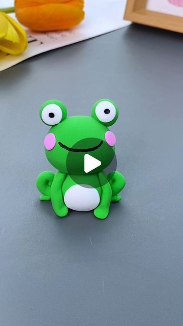 Clay Art For Kids on Instagram: "A few simple steps to teach your baby to make a small frog with clay tutorial.
#clayart #clay #handmade #art #polymerclay #clayartist #sculpture #ceramics #pottery #claysculpture" How To Make Frog With Clay, Frog From Clay, Easy Clay Sculptures For Kids, Easy Clay Sculpture Ideas Simple, Easy Modeling Clay Ideas Simple, Modeling Clay Ideas Step By Step, Clay Art For Kids Easy, Clay Frog Tutorial, Simple Clay Ideas