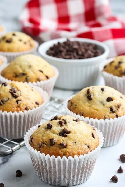 Easy Chocolate Chip Muffin Recipe, Gluten Free Chocolate Chip Muffins, Best Chocolate Chip Muffins, Chocolate Chip Muffins Easy, Mini Chocolate Chip Muffins, Zucchini Chocolate Chip Muffins, Chocolate Chip Muffin Recipe, Pumpkin Chocolate Chip Muffins, Gluten Free Chocolate Chip