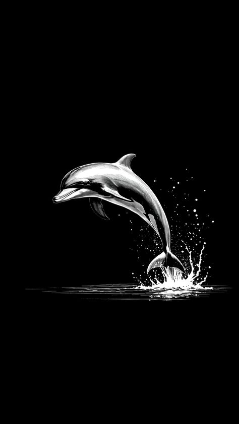 dolphin, wildlife art, wildlife paintings, wildlife canvas wall art, wildlife prints, wildlife artwork, wild animal prints, minimalism art, minimalist wall art, modern minimalist art, aesthetic minimalist line art, black and white minimal painting, tattoo ideas, Painting Tattoo Ideas, Minimalist Art Aesthetic, Chalk Wall Art, Line Art Black And White, Army Couple Pictures, Line Art Black, Magical Paintings, Gold Ideas, Modern Minimalist Art