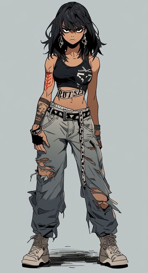 Apocalypse Outfit Women Drawing, Character Poses Reference Sketch, Manga Inspired Outfits, Cool Character Outfits, Female Characters Design, Character Body Reference, Oc Outfits Ideas, Oc Drawing Reference, Drawing Clothes Ideas