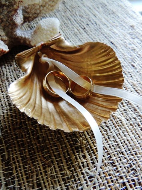 SEASHELL RING HOLDER Ring Bearer Wedding Ring Holders Dish Box Ring Pillow Alternative Beach Theme S Shell Ring Bearer, Ring Pillow Alternatives, Ring Pillow Lace, Tiffany Wedding Rings, Seashell Ring, Beach Rings, Cell Phone Ring, Wedding Ring Holder, Sea Wedding