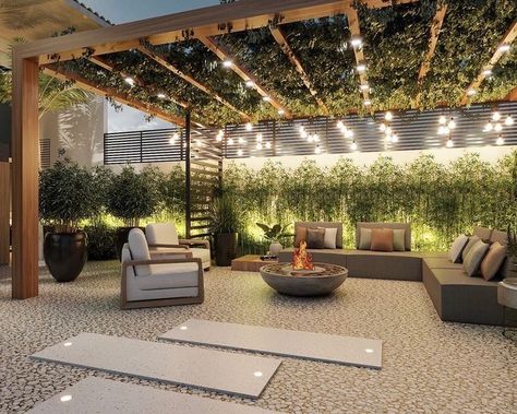 Gazebo Terrace Ideas, Lounge Outdoor Ideas, Gazebo Terrace, Garden Lounge Area, Gazebo Design Ideas, Patio House Ideas, Roof Garden Design, Modern Patio Design, Terrace Decor