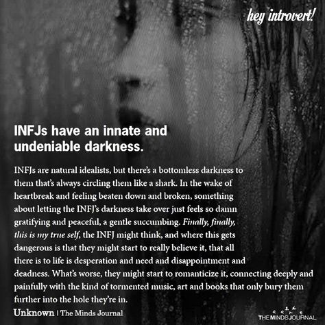 The INFJ Personality Types and Their Demons Infj Personality Facts, Personalidad Infj, Infj Traits, Infj Psychology, Dalai Lama Quotes, Intj And Infj, Infj Type, Infj Personality Type, Myers Briggs Personality Types