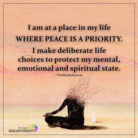 I Am At A Place In My Life Where Peace Is A Priority - https://themindsjournal.com/i-am-at-a-place-in-my-life-where-peace-is-a-priority/ Priorities Quotes, Inspirational Quotes About Success, Peace Quotes, Life Choices, In My Life, The Words, Spiritual Quotes, True Quotes, Quotes Deep