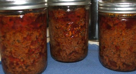 Canning Pulled Pork, Chipotle Tacos, Canning Granny, Pork Barbecue, Canning Meat, Sloppy Joe Sauce, Canned Meats, Barbecue Pulled Pork, Pressure Canning Recipes