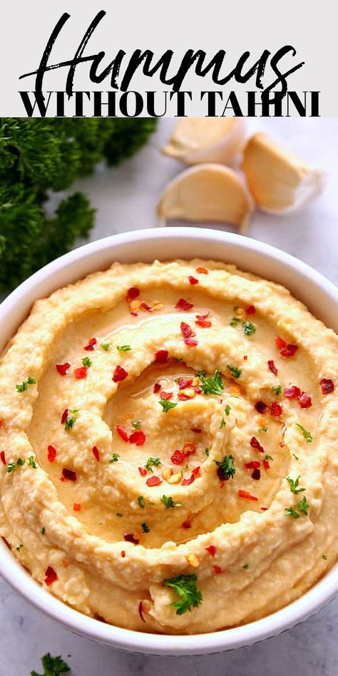 Hummus in a bowl. Recipe For Hummus, Hummus Without Tahini, Best Hummus Recipe, Easy Hummus Recipe, Hummus Recipe Homemade, Easy Hummus, Homemade Hummus, Hummus Recipe, Greek Recipes