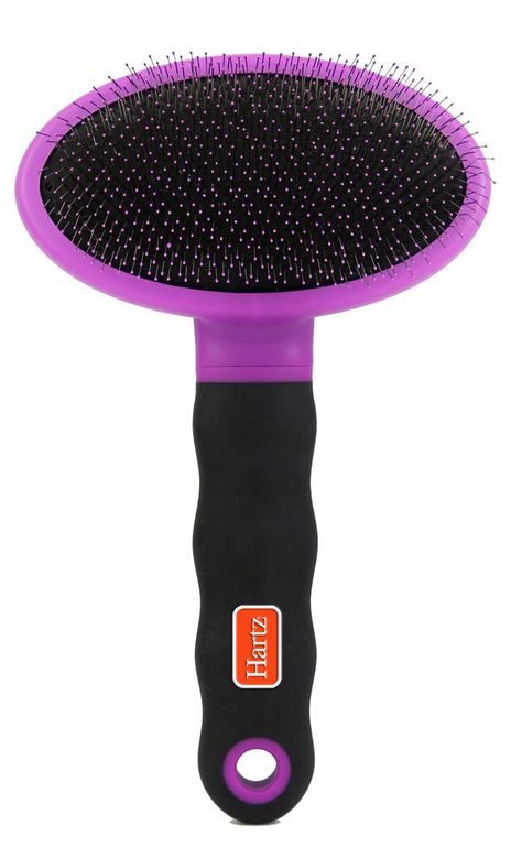 Hartz Groomer's Best Slicker Brush for Dogs & Cats, Detangles & Helps Deshedding for all Dog Brushes, Coat Types, Dog Brush, Slicker Brush, Cat Bath, Dog Grooming Supplies, Pet Brush, Types Of Coats, Dog Brushing