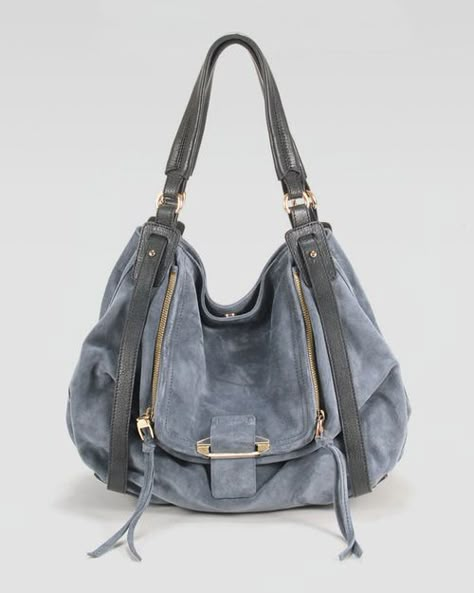 gray/gold Sac Michael Kors, Designer Inspired Handbags, Slouch Bag, Inspired Handbags, Luxury Purses, Purse Styles, Women Bags Fashion, Pretty Bags, Leather Hobo Bag