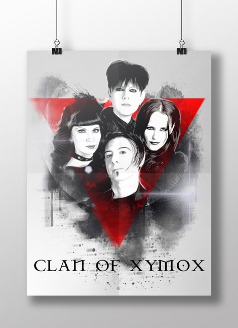 my poster Clan of Xymox Inspiration Art, Art Inspiration, Movie Posters, Art, Film Posters