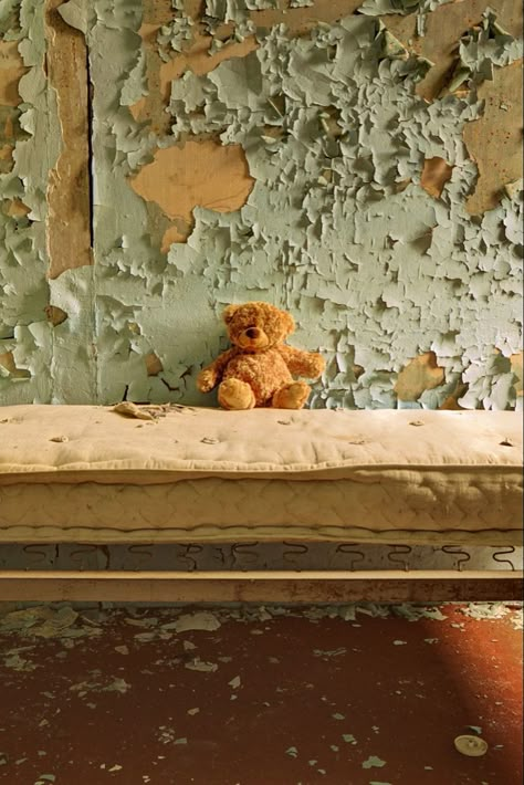 Lost And Found Photography, Neglect Photography, Abandoned Objects Photography, Abandoned Room Aesthetic, Found Photography, Abandonment Issues Art, Abandonment Photography, Abandoned Nursery, Abandonment Issues Aesthetic