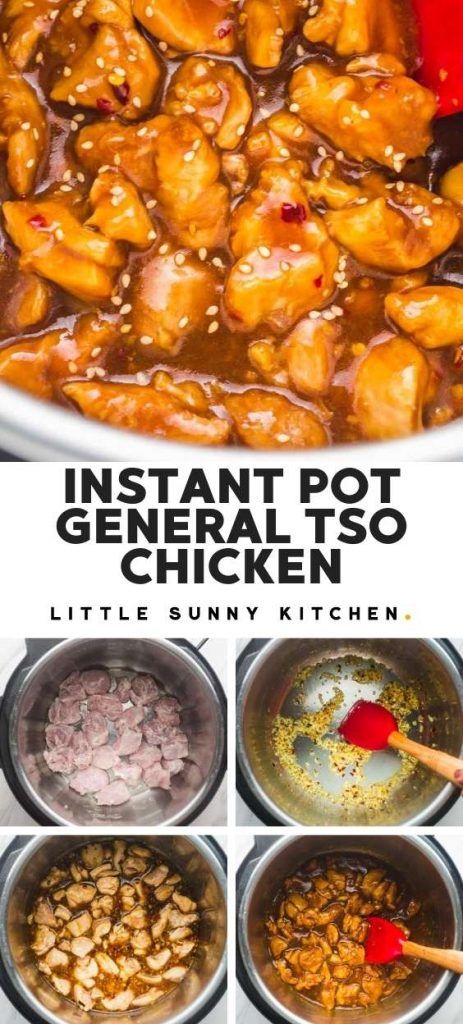 General Tao Chicken, Instant Pot Chinese, Poulet General Tao, Instapot Meals, General Tso's Chicken, Tso Chicken, Instant Pot Ideas, Baked Chicken Recipes Easy, Crock Pot Tacos