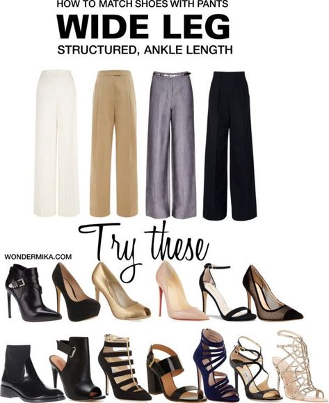 Shoes With Pants, Shoes With Wide Leg Pants, Wide Pants Outfit, Wide Leg Trousers Outfit, How To Wear Culottes, Styling Wide Leg Pants, What Shoes To Wear, Trousers Outfit, Wide Leg Pants Outfit