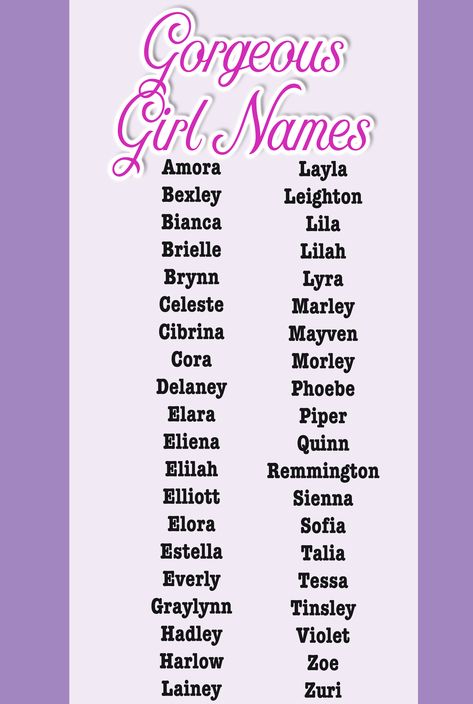 Gorgeous Girl Names for your little baby. Check out our list. #girlnames #beautifulnames #namesforgirls Ethereal Girl Names, Cool Names For Girls, Ethereal Names, Korean Girls Names, English Names