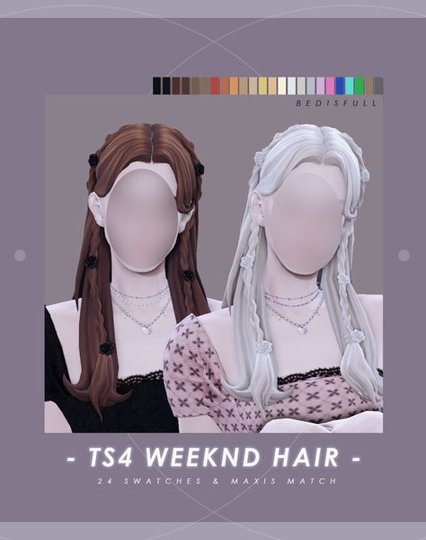 BED_TS4 FM MM Weeknd hair | BED & MUSAE on Patreon Sims4cc Patreon, Weeknd Hair, Ts4 Hair, Los Sims 4 Mods, Sims Packs, Sims 4 Anime, Pelo Sims, The Sims 4 Packs, Sims 4 Mm Cc