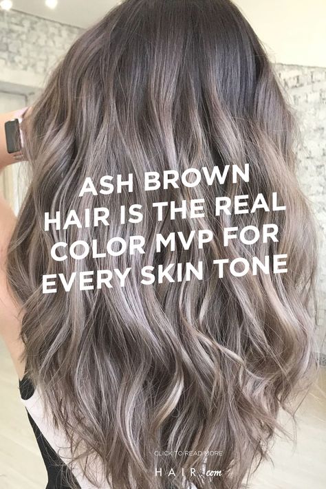 Not only is ash brown hair trending right now, but there are also so many different colors you can try out that will suit your skin tone. Brown Hair Trends, Skin Tone Hair Color, Ash Brown Hair Color, Ash Hair, Ash Brown Hair, Ash Hair Color, Shorthair Hairstyles, Ash Blonde Hair, Hairstyles Men