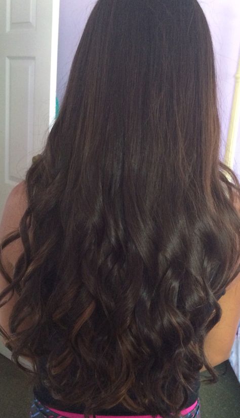 What curled hair but easily. Just strayed your whole head then go in and curl the bottoms and beautiful. Curly End Hairstyles, Long Straight Hair With Curls At The End, Straight Then Curly Ends, Curled At The Bottom Hair, Curling Bottom Of Hair, Curled Bottom Of Hair, End Of Hair Curls, Hairstyles Flat Hair, Straight Hair Curly Ends