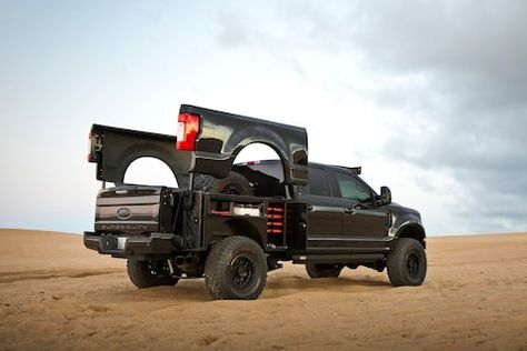 A 2019 Ford F-250 that’s More Than Meets the Eye Custom Flatbed, Utility Bed, Ram Trx, Custom Lifted Trucks, Tactical Truck, Truck Mods, Work Truck, F 250, Diesel Trucks