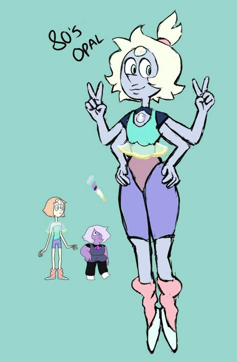 Opal Fanart Steven Universe, Pearl And Peridot Fusion, Amethyst Oc Steven Universe, 80s Pearl Steven Universe, Amethyst And Pearl Steven Universe, Pearl X Amethyst, Steven Universe Opal, Opal Steven Universe, Steven Universe Fusion