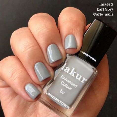 Nails Grey, Grey Nail, Grey Nail Polish, Beautiful Nail Polish, Nail Polish Bottles, New Nails, Gray Nails, Super Nails, Ideas Nails