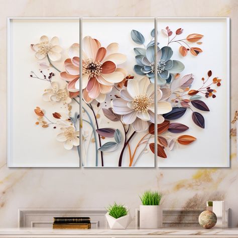 Botanical Collage, Metal Wall Art Living Room, Collage Canvas, Acrylic Wall Decor, Art Living Room, Art Collage Wall, Picture Frame Wall, Acrylic Wall Art, Abstract Acrylic