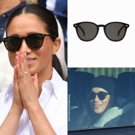 Megan Markle Sunglasses, Meghan Markle Sunglasses, Princ Harry, Le Specs Sunglasses, Ray Ban Sunglasses Women, Glasses Trends, Meghan Markle Style, Principe Harry, Fashion Pics