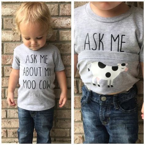 Ask Me About My Moo Cow Shirt Funny Kids T-Shirt Moo Cow #gadget Moo Cow, Funny Toddler Shirt, Funny Kids Shirts, Kids Tee Shirts, Cow Tshirt, Toddler Humor, Cow Shirt, Cows Funny, Funny Baby Onesies