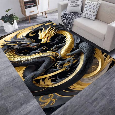 Dragon Rug, Carpet Store, Giant Snake, Houses Design, Carpet Stores, Patterned Rug, Living Room Rugs, Rugs For Bedroom, Decorative Rugs